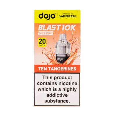 Vaporesso Dojo Blast 10K Pods refill - Ten Tangerines